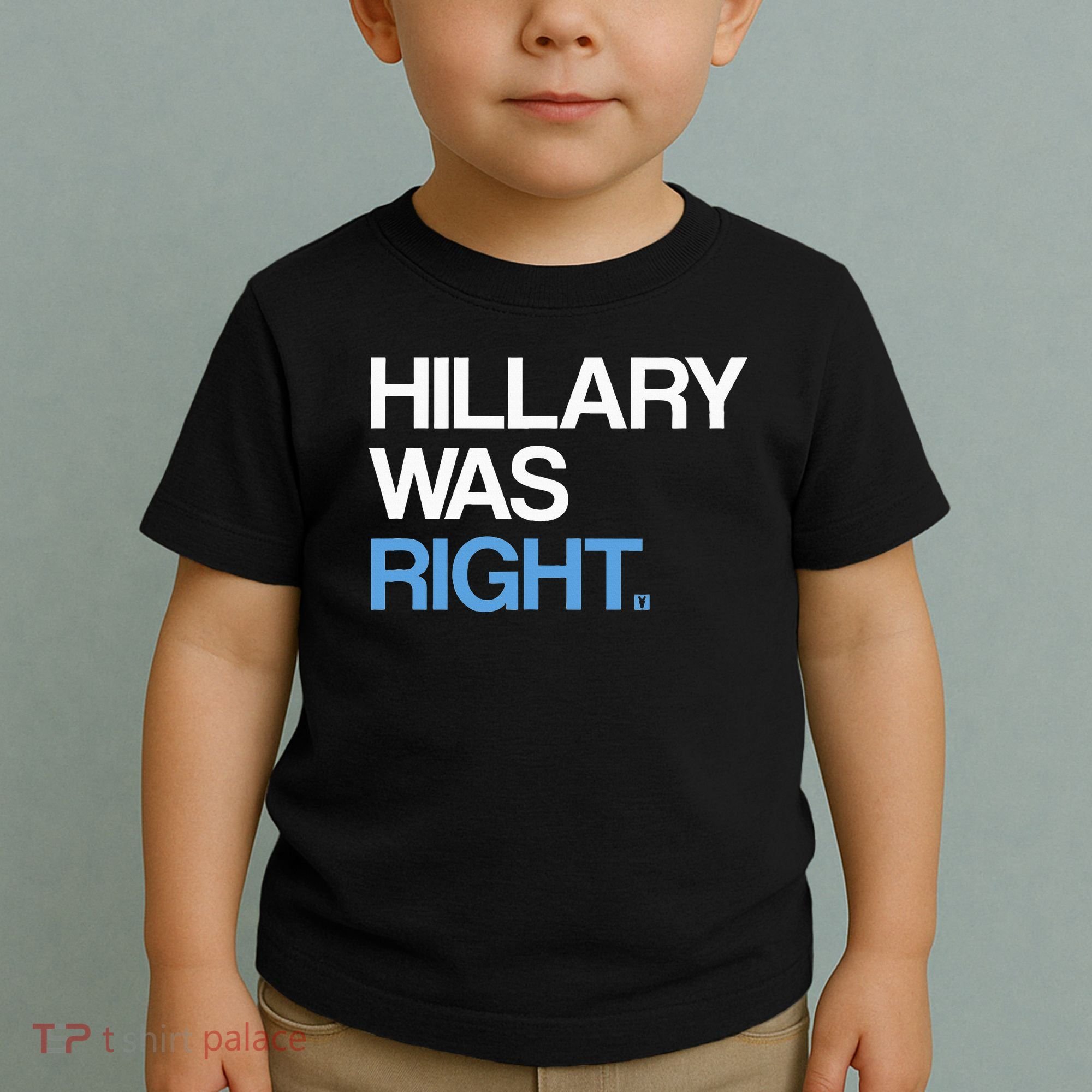 Hillary Was Right Liberal Democrat Toddler T-Shirt