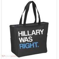 Hillary Was Right Liberal Democrat Tote Bag thumb 2
