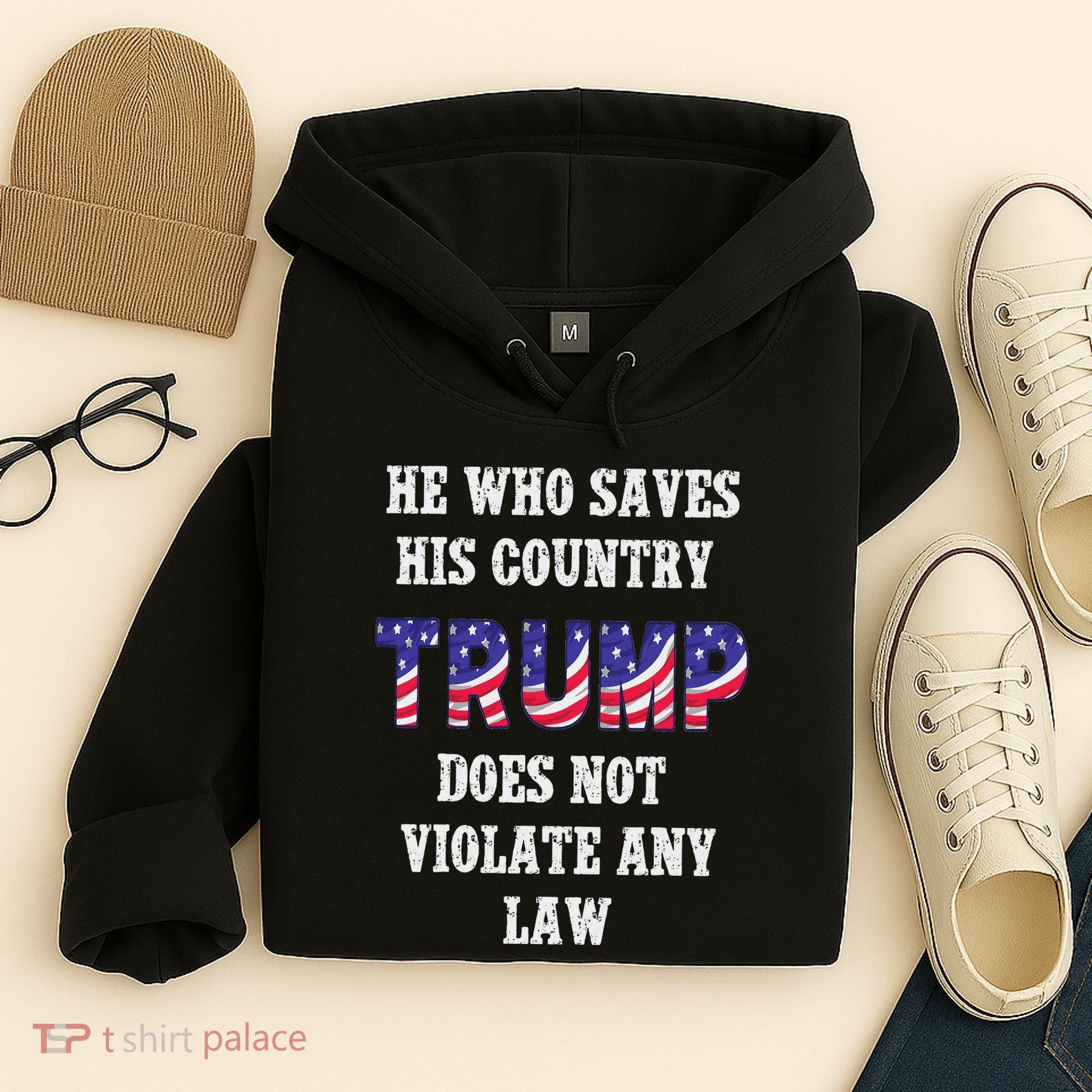 He Who Saves His Country Does Not Violate Any Law Hoodie