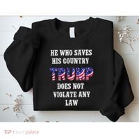He Who Saves His Country Does Not Violate Any Law Sweatshirt thumb 2