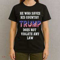 He Who Saves His Country Does Not Violate Any Law T-Shirt thumb 4