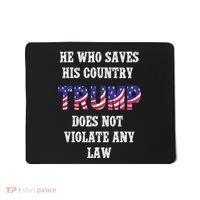 He Who Saves His Country Does Not Violate Any Law Mousepad thumb 0