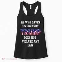 He Who Saves His Country Does Not Violate Any Law Women's Tank Top thumb 0