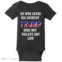 He Who Saves His Country Does Not Violate Any Law Baby Bodysuit thumb 0