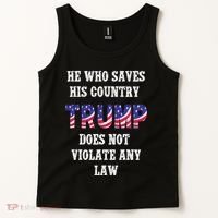 He Who Saves His Country Does Not Violate Any Law Tank Top thumb 2