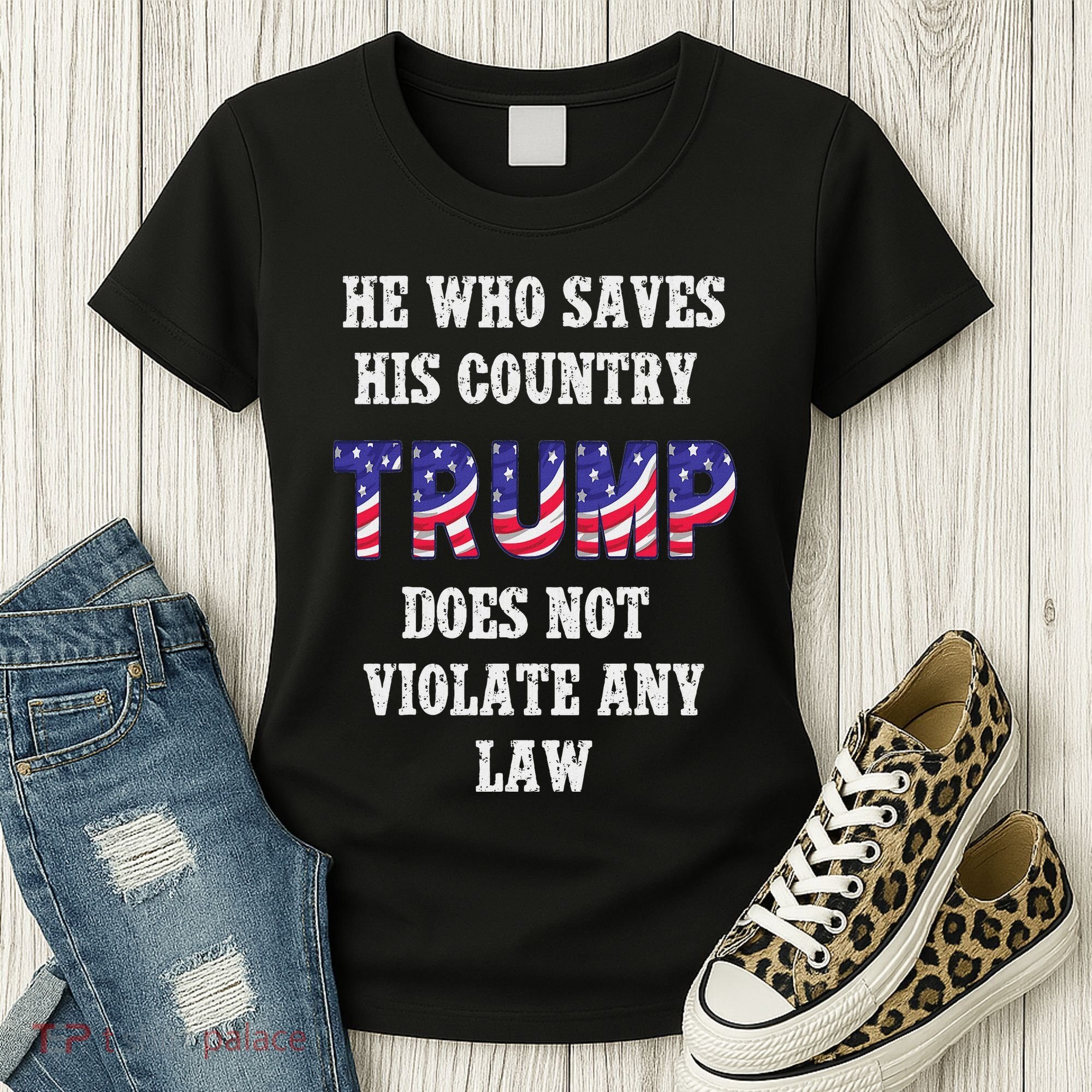 He Who Saves His Country Does Not Violate Any Law Women's T-Shirt