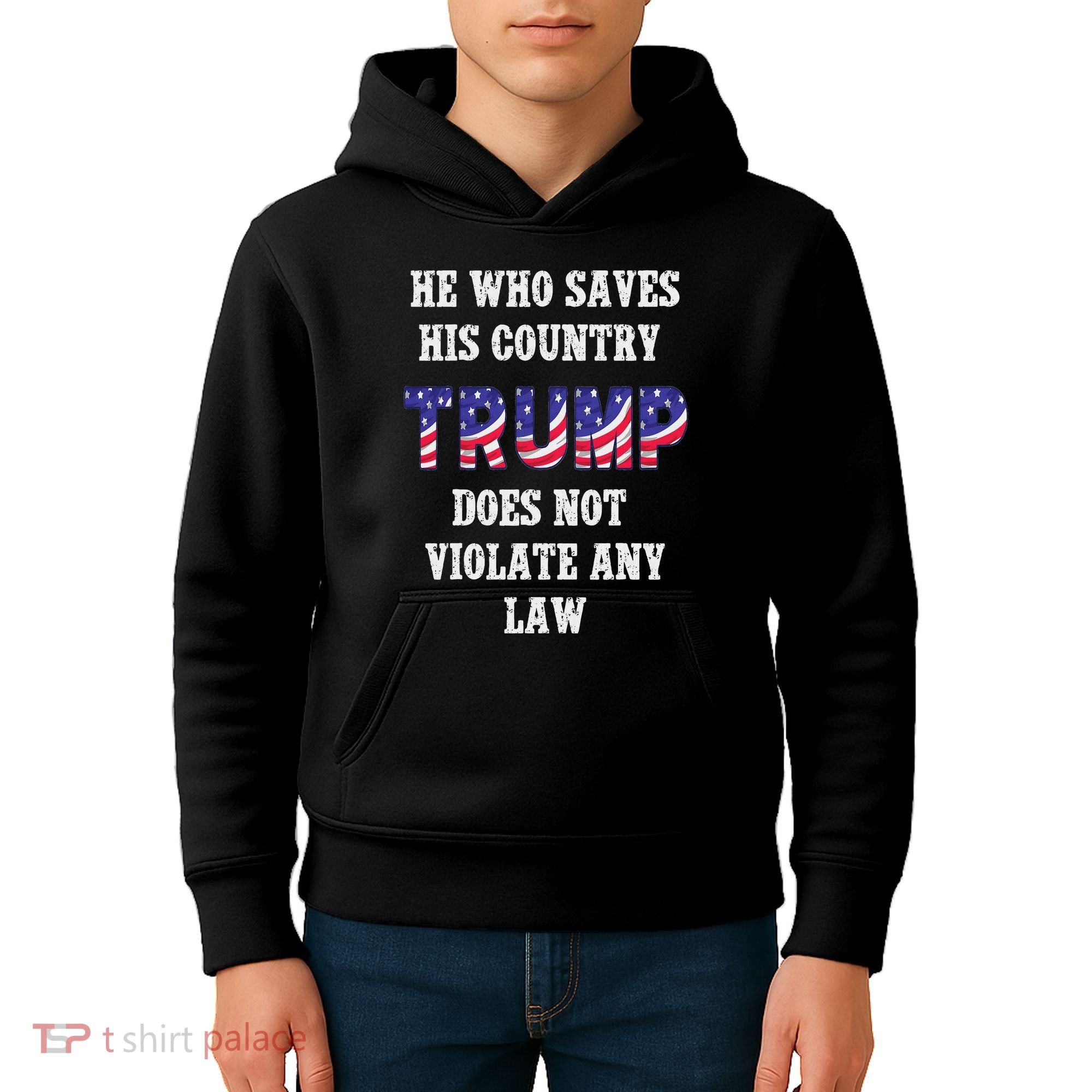 He Who Saves His Country Does Not Violate Any Law Kids Hoodie