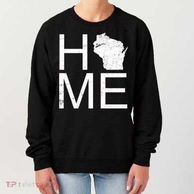 Home Wisconsin State Pride Vintage Women's Sweatshirt