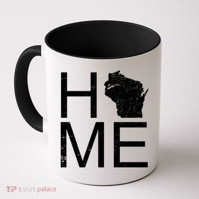 Home Wisconsin State Pride Vintage Coffee Mug