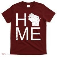 Home Wisconsin State Pride Vintage T-Shirt thumb 0