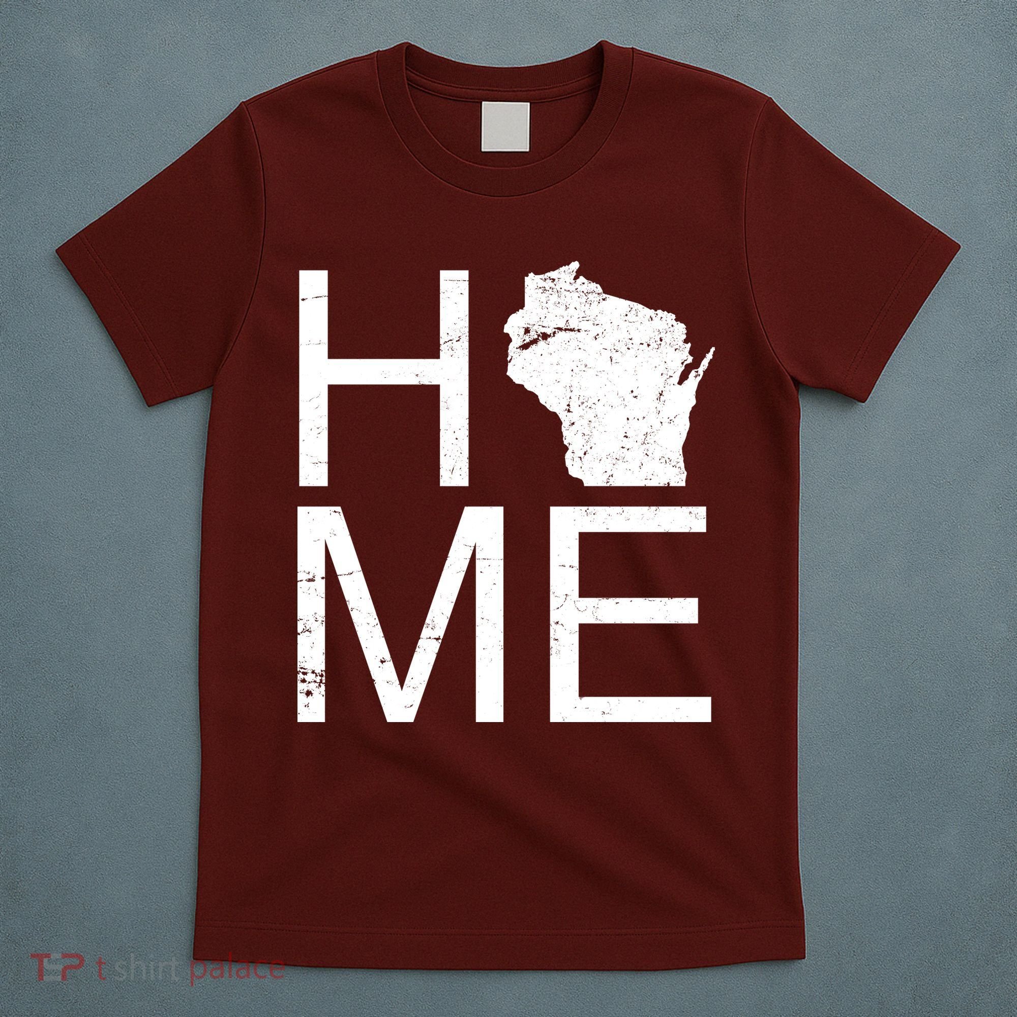 Home Wisconsin State Pride Vintage T-Shirt