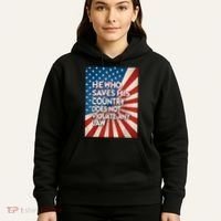 He Who Saves His Country Does Not Violate Any Law Hoodie thumb 5