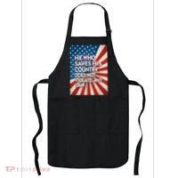 He Who Saves His Country Does Not Violate Any Law Apron thumb 0