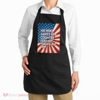 He Who Saves His Country Does Not Violate Any Law Apron thumb 2