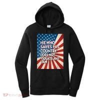 He Who Saves His Country Does Not Violate Any Law Women's Hoodie thumb 0