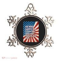 He Who Saves His Country Does Not Violate Any Law Ornament thumb 0