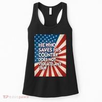 He Who Saves His Country Does Not Violate Any Law Women's Tank Top thumb 0