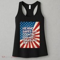 He Who Saves His Country Does Not Violate Any Law Women's Tank Top thumb 3