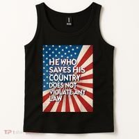 He Who Saves His Country Does Not Violate Any Law Tank Top thumb 2