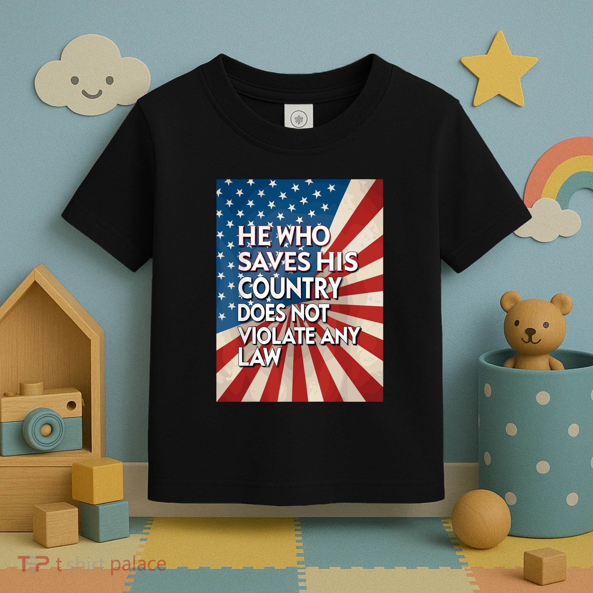 He Who Saves His Country Does Not Violate Any Law Toddler T-Shirt