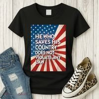 He Who Saves His Country Does Not Violate Any Law Women's T-Shirt thumb 3