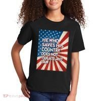 He Who Saves His Country Does Not Violate Any Law Kids T-Shirt thumb 2