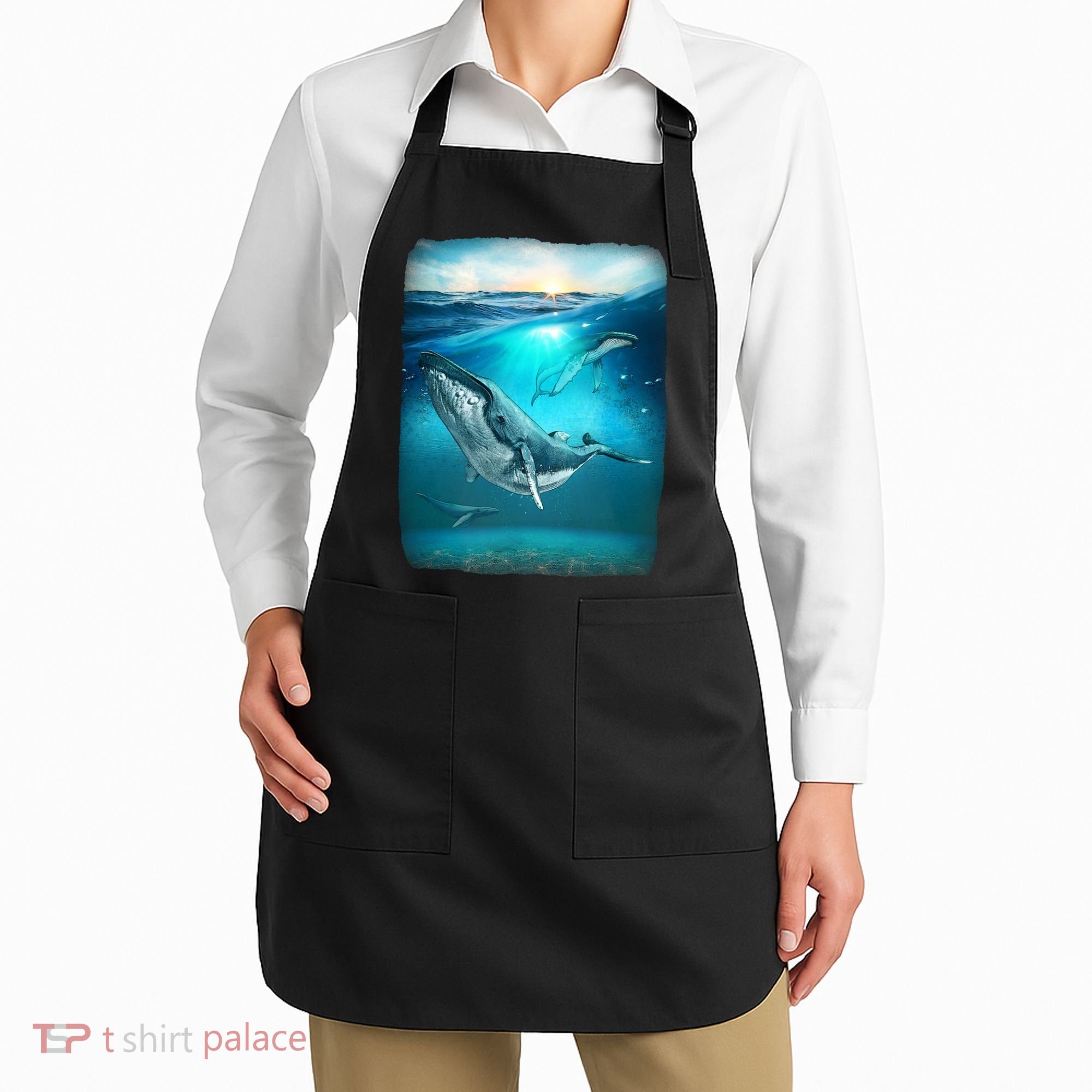 Humpback Whale Sea Ocean Apron