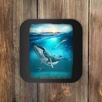 Humpback Whale Sea Ocean Coaster thumb 0