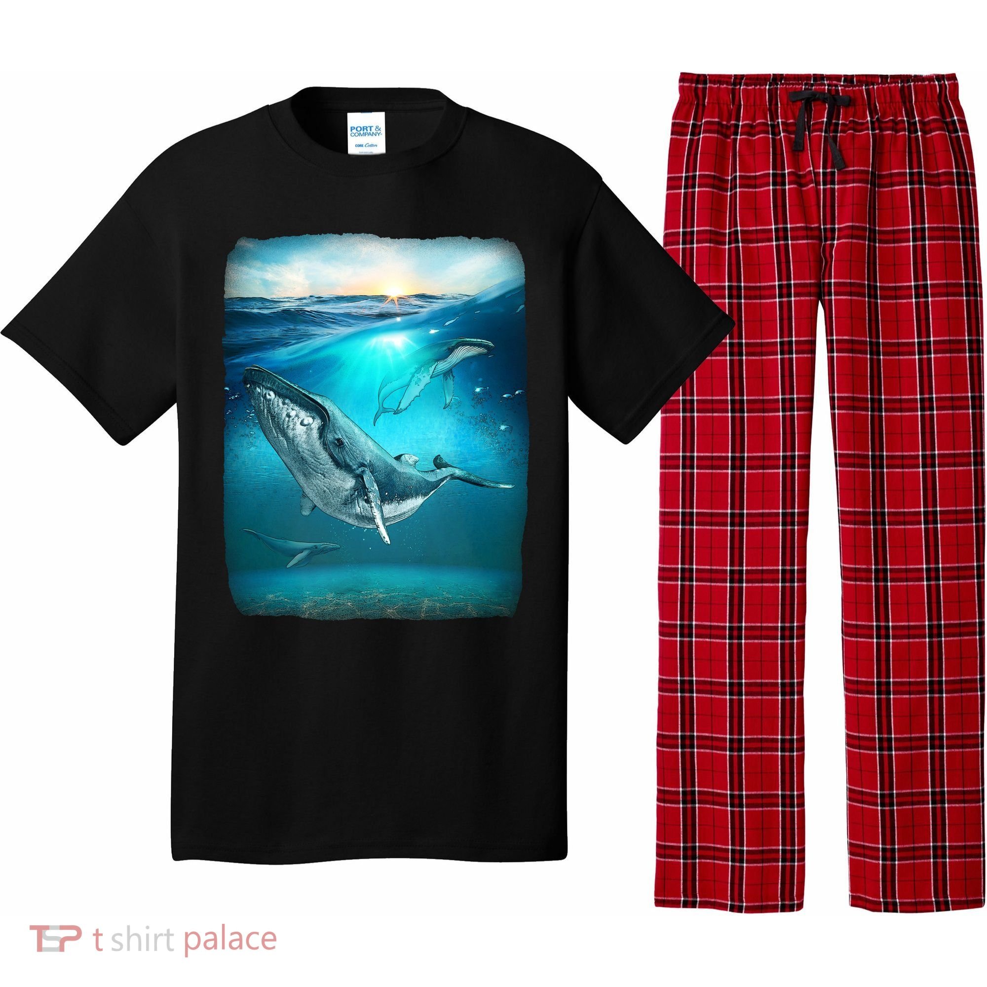 Humpback Whale Sea Ocean Pajama Set