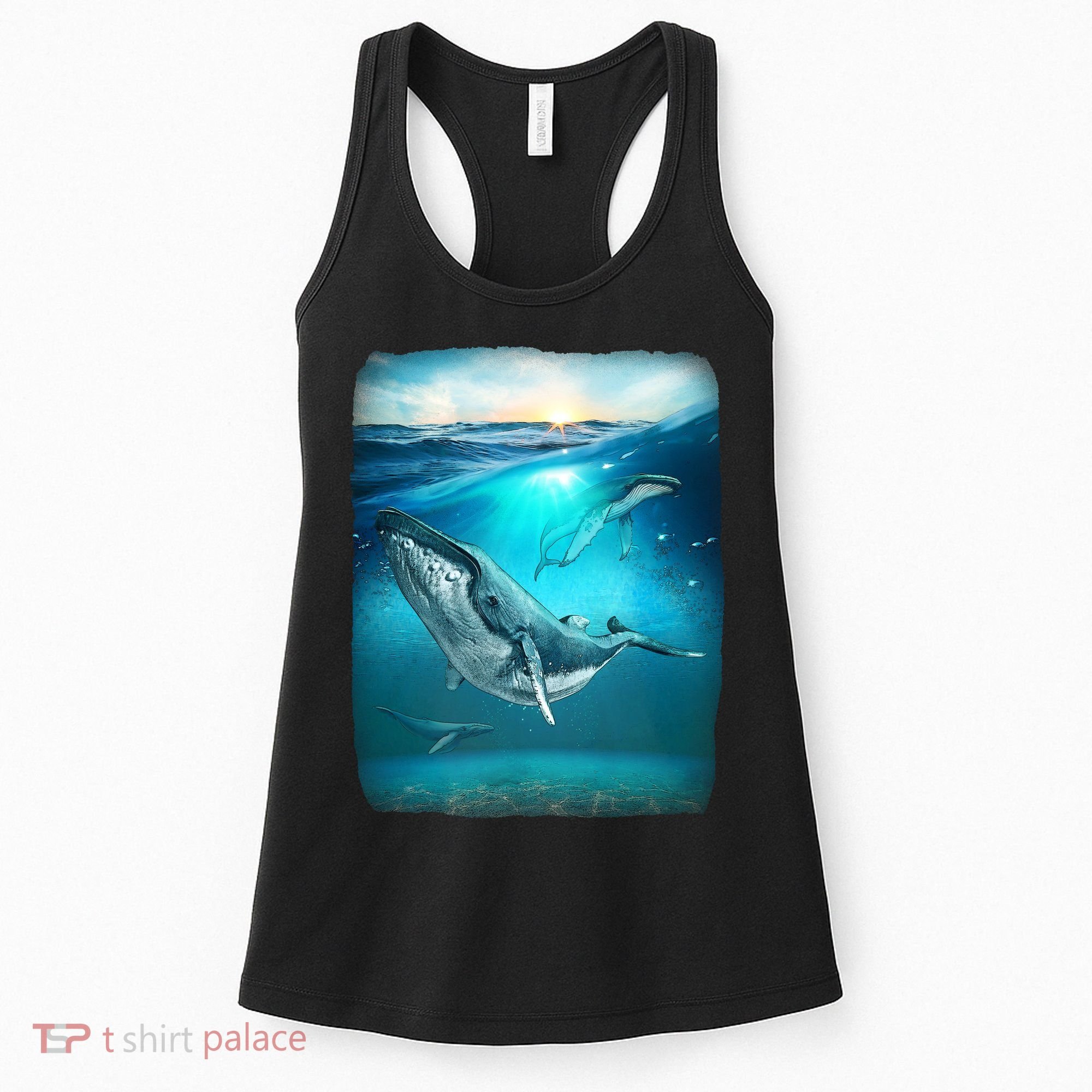 Humpback Whale Sea Ocean Women's Tank Top