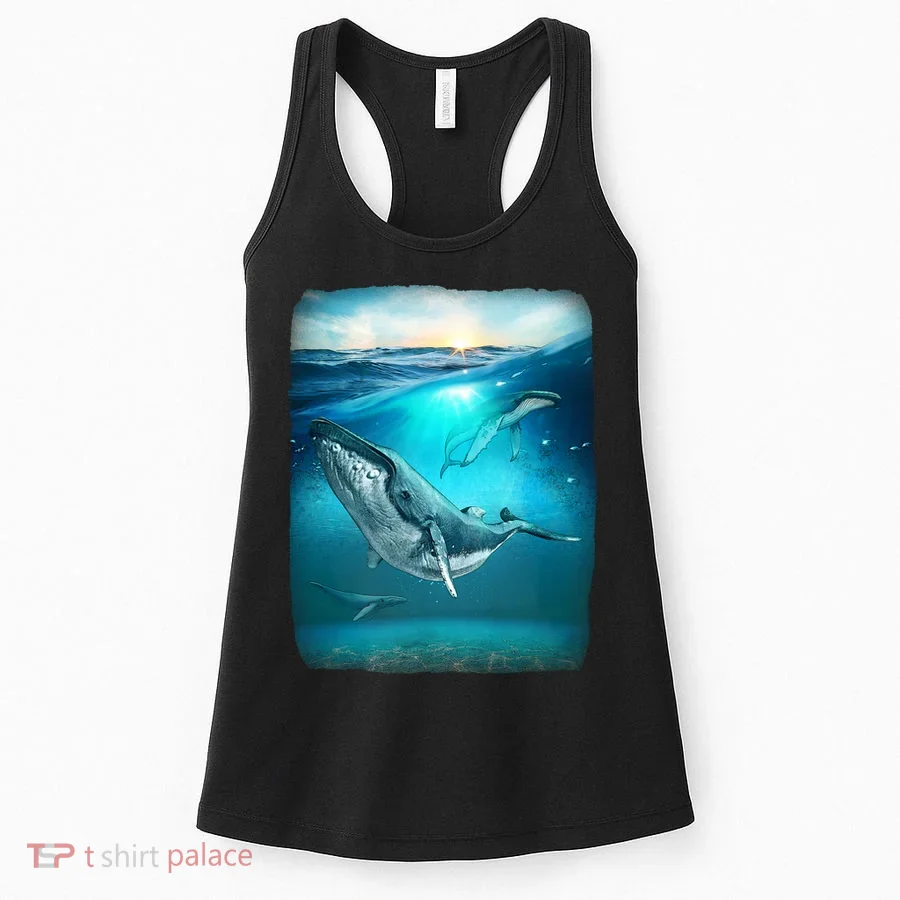 Humpback Whale Sea Ocean Women's Tank Top