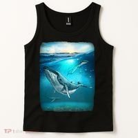 Humpback Whale Sea Ocean Tank Top thumb 2