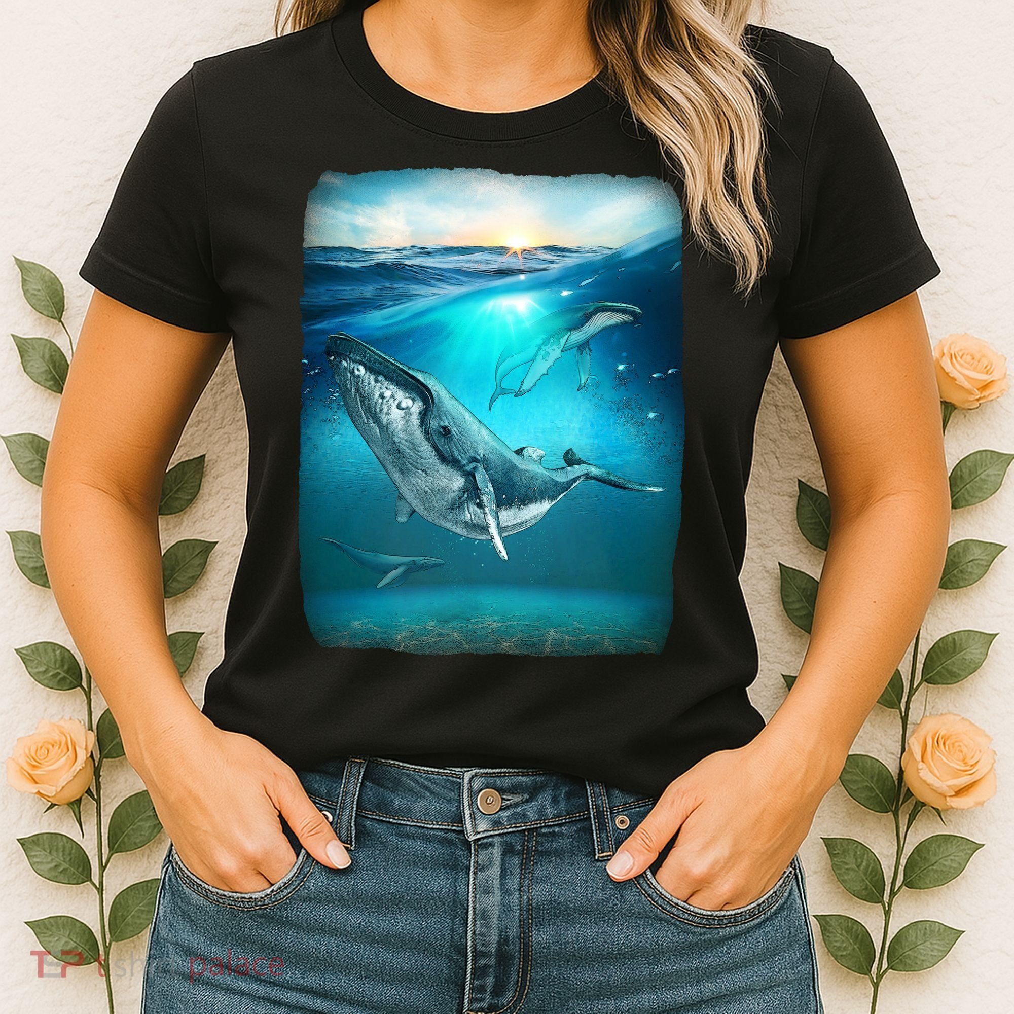 Humpback Whale Sea Ocean Women's T-Shirt