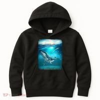 Humpback Whale Sea Ocean Kids Hoodie thumb 0