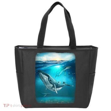Humpback Whale Sea Ocean Tote Bag