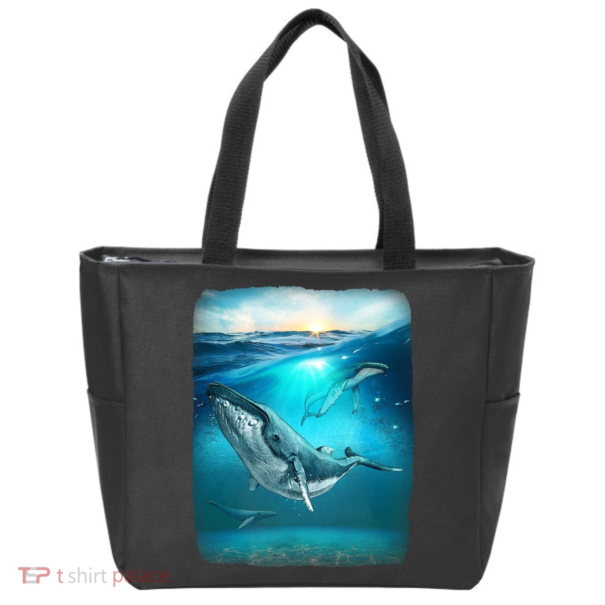Humpback Whale Sea Ocean Tote Bag