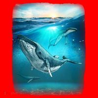 Humpback Whale Sea Ocean Santa Hat thumb 1