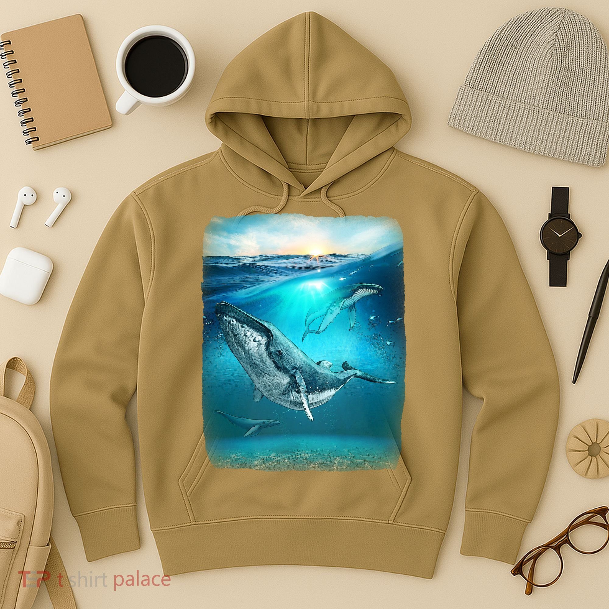 Humpback Whale Sea Ocean Hoodie