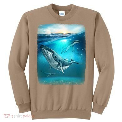 Humpback Whale Sea Ocean Sweatshirt