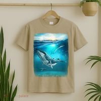Humpback Whale Sea Ocean T-Shirt thumb 2
