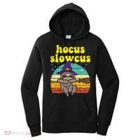 Halloween Witch Sloth Retro Animal Print Adorable and Magical Women's Hoodie thumb 0