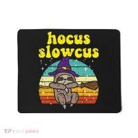 Halloween Witch Sloth Retro Animal Print Adorable and Magical Mousepad thumb 0