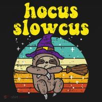 Halloween Witch Sloth Retro Animal Print Adorable and Magical Ornament thumb 1