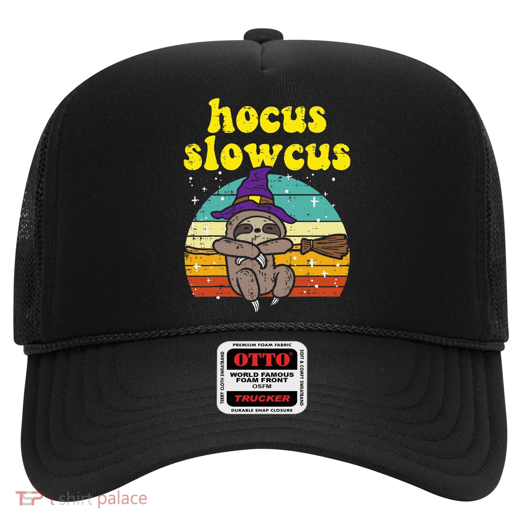 Halloween Witch Sloth Retro Animal Print Adorable and Magical Hat