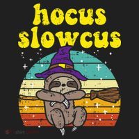 Halloween Witch Sloth Retro Animal Print Adorable and Magical Golf Towel thumb 3