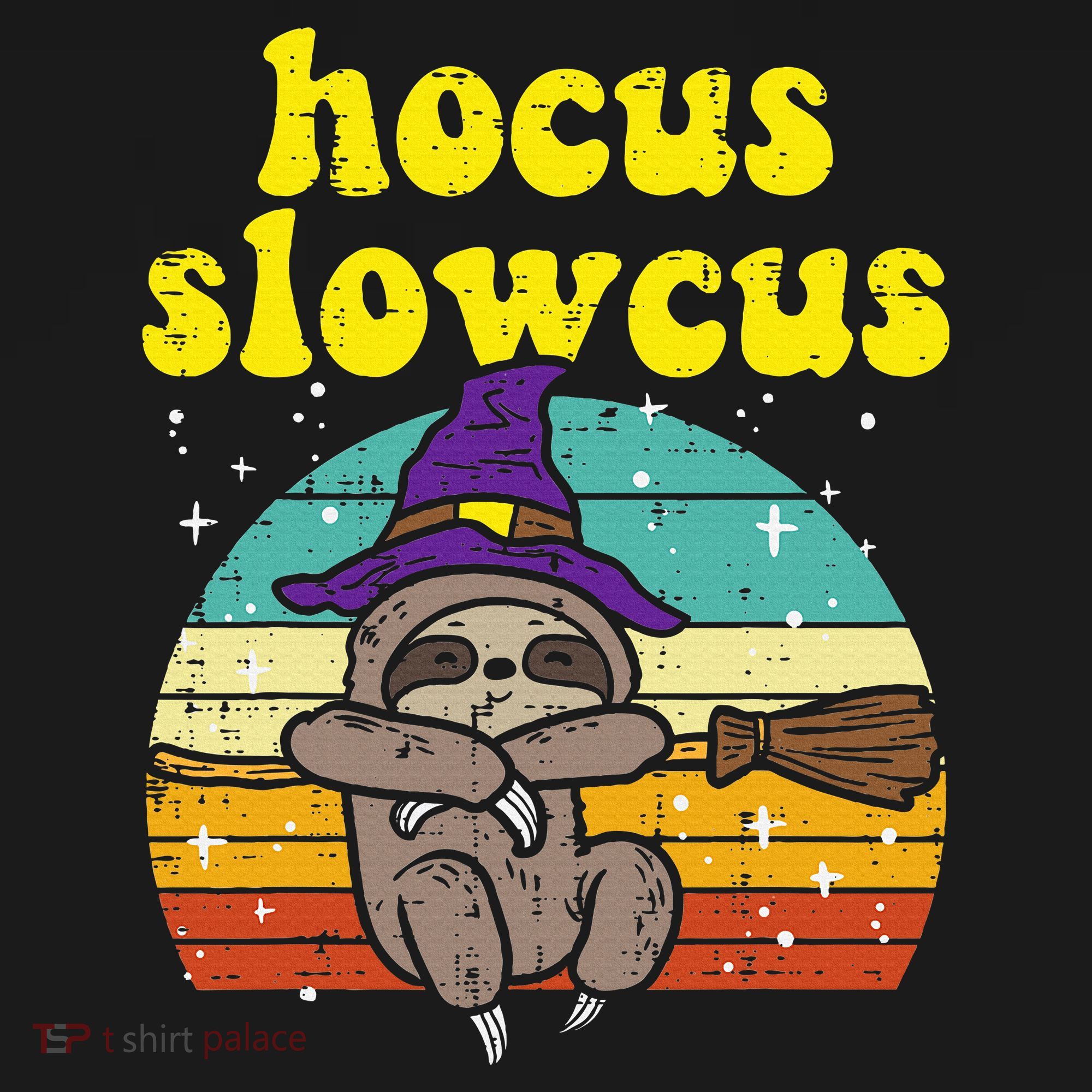 Halloween Witch Sloth Retro Animal Print Adorable and Magical Visor