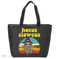Halloween Witch Sloth Retro Animal Print Adorable and Magical Tote Bag thumb 0