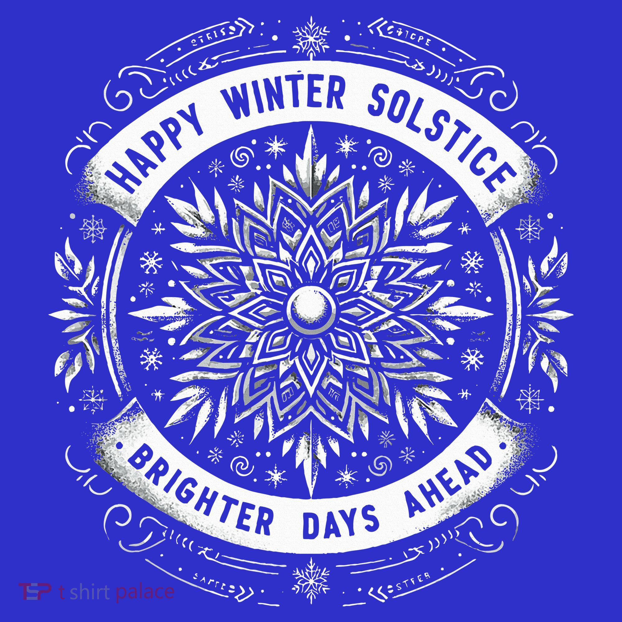 Happy Winter Solstice Brighter Snowflake Days Ahead Sweatshirt
