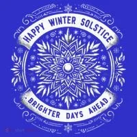 Happy Winter Solstice Brighter Snowflake Days Ahead Toddler Hoodie thumb 2