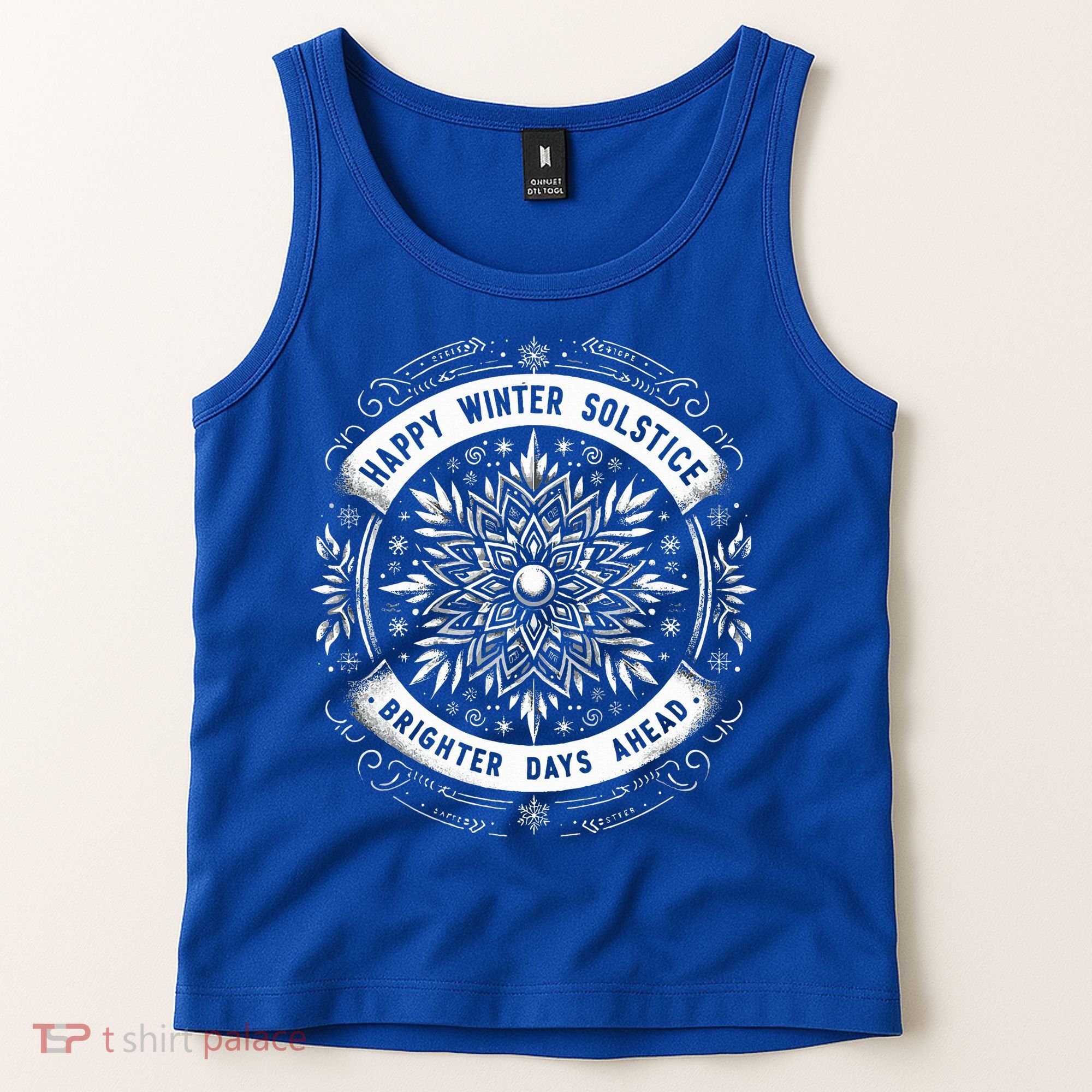 Happy Winter Solstice Brighter Snowflake Days Ahead Tank Top